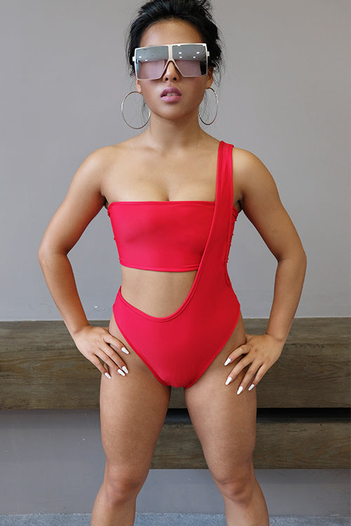 Tobdress Sexy 2 Piece High Waisted Swimsuits