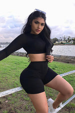 Tobdress Sexy High Waist 2 Piece Outfits