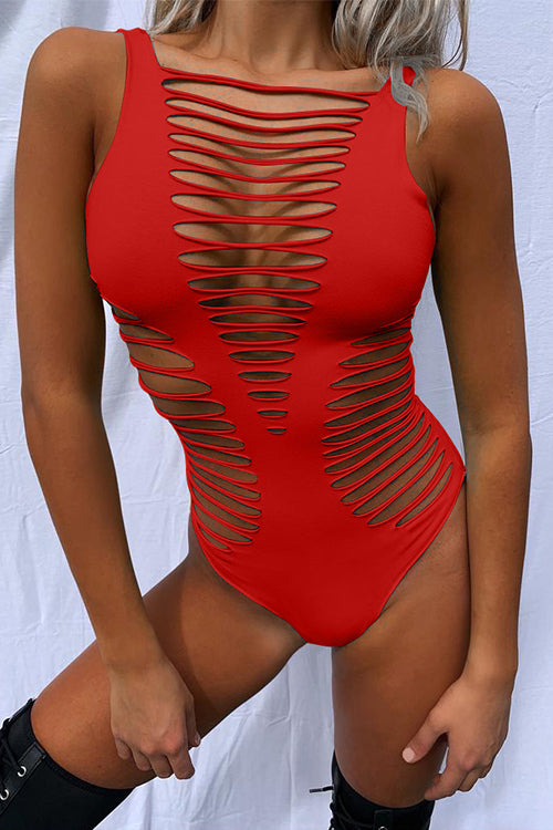 Tobdress Summer Sexy Hollow Out Hot Bodysuit