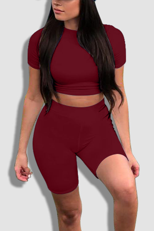 Tobdress Sexy High Waist 2 Piece Outfits