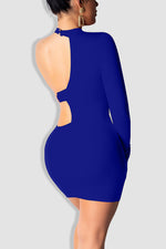 Tobdress Cut Out One Shoulder Mini Club Bodycon Dress