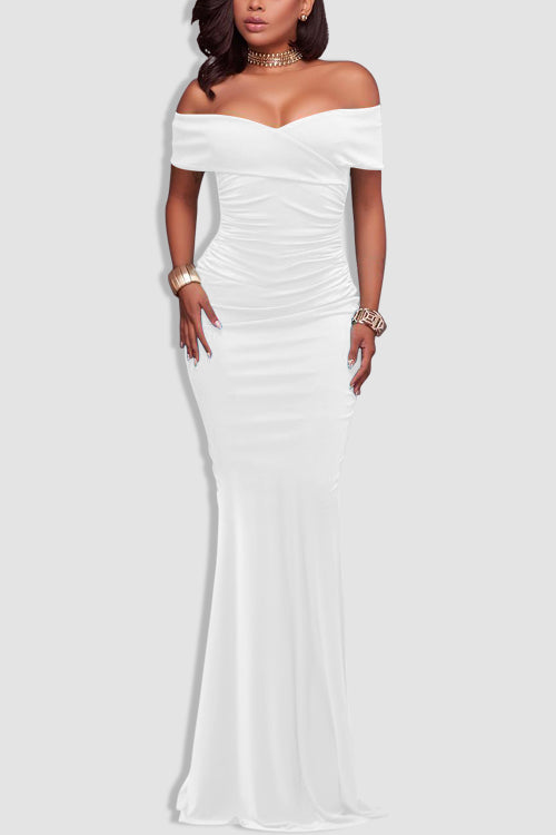 Tobdress Sexy Off Shoulder Bodycon Cocktail Formal Maxi Dress